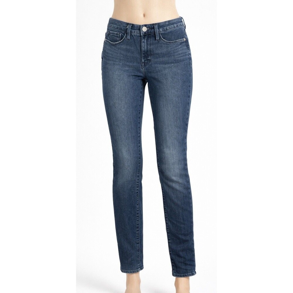 Athleta SculptTek Slim Straight Leg Jeans Women’s Size 2 Blue Stretch Denim